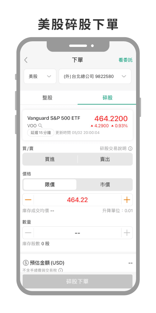 美股碎股下單